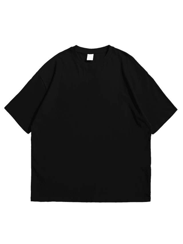 Black oversized t shirt